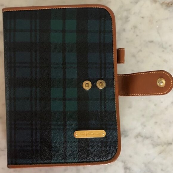 RALPH LAUREN POLO Blackwatch Agenda Organizer Planner Vintage RARE - Picture 9 of 17